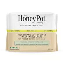 The Honey Pot Company, Non-Herbal Incontinence Pantiliners With Wings, Organic Cotton Cover - 20ct - 1 - 查看 1