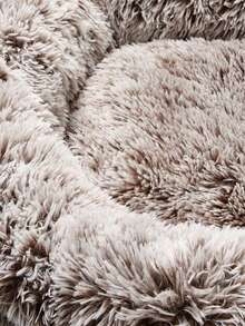 1 chiếc giường tròn bằng vải nhung mềm mại, thoải mái và ấm áp, thích hợp cho mèo và chó lớn, vừa và nhỏ ngủ trong bốn mùa - Nhiều màu - Xem 11