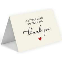 1/5/10张装感谢卡，含信封，适用于婴儿派对、婚礼、教师节、毕业典礼、商务、节日、圣诞节、感恩节等场合（贴纸两种款式随机）。 - 彩色 - 查看 4