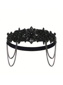 1920s Flapper Headband, Classic Vintage Inspired Headdress Chain Head Accessories For Women, Suitable For Roaring 20s Themed Party And Events Halloween - Multicolor - View 14