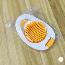 Cortador de huevos multiusos de acero inoxidable, ligero y práctico, creativo, divisor de huevos, accesorio de cocina, 1. UZIK - 1 pieza - Ver 2