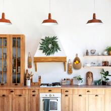 4 Pcs Hanging Basket Jute Hanging Baskets For Kitchen Boho Onion Wall Basket Handwoven Fruit Potato Garlic Storage Home Vegetable Holder Classic Style Khaki - 卡其色 - 查看 6