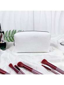 Customized Embroidered Makeup Storage Cosmetic Bag, Monogram Waffle Makeup Bag - Monogram Graduation Gift - Bridesmaid Gift, Classic Makeup Bag Suitable For Dorm Life, Customized Embroidered Makeup Storage Cosmetic Bag, Monogram Waffle Makeup Bag - Monogram Graduation Gift - Bridesmaid Gift, Classic Makeup Bag Suitable For Dorm Life, Customized Personalized Embroidered Bubble Mesh Cosmetic Bag/Toiletry Organizer, Easy Comfort