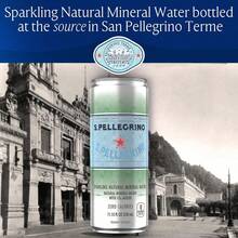 S.Pellegrino Sparkling Natural Mineral Water, Unflavored, 11.15 Fl. Oz (Pack Of 24) - 藍色 - 查看 5