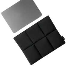 极简主义毛绒笔记本电脑内胆包，兼容 13、14、15、15.6 英寸笔记本电脑，格子图案，女士笔记本电脑包，保护套，返校季必备大学笔记本电脑内胆包，秋季大学必备