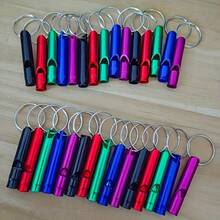 5pcs Stainless Steel Emergency Whistles With Keychains - Loud, Durable, Lightweight, Suitable For Hiking, Camping, Outdoor Sports, Sports Teachers, Dog Training - Perfect For Outdoor Activities!