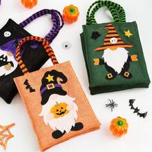 1 buc/3 buc Decorațiuni de Halloween pentru păpuși cu desene animate, geantă de in cu oameni din pădure, geantă de bomboane pentru păpuși fără chip, en-gros pentru evenimente de sărbători, consumabile pentru petreceri
