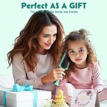 Curly Hair Brush Volume Curly Defining Brush For Effortlessly Detangling Shaping And Styling Curls, Curl Brushes Suitable For All Wet Or Dry Hair Types, Gifts Idea For Women And Men (Green) - Green - View 5