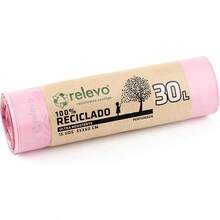 Relevo 100%  Bin Liners, Heavy Duty 30 L, 45 Bin Bags With Drawstrings - G - 30 L - View 13