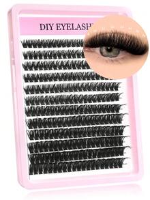 240Pcs Fluffy Lash Clusters 30D/40D/50D/80D Individual Eyelash Thick Cluster Eyelash Extensions D Curl Lashes Clusters Individual Lashes 9-18MM Wispy Cluster Lashes Lash Clusters,Eye Lash Clusters,Individual Eyelashes,Lashes,Fake Lashes - D - View 10