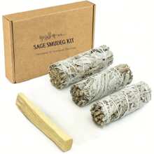 Remium White Sage And Palo Santo, Ideal For And Energetic (Pack Of1/ 3, White Sage And Pack Of 1/3, Palo Santo)Meditation & House Cleaning,Spiritual Gift