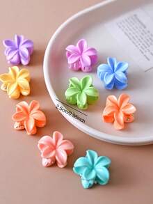 20/30/40pcs Matte Finish Flower Hair Clips, Non-Slip Daisy Hair Clips, Cute Mini Flower Hair Clips For Girls, Suitable For Fine Hair, Mixed Adorable Hair Accessories - Multicolor - View 2