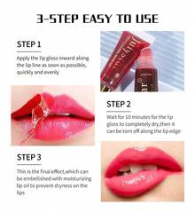 Tint & Peel Lip Stain – Long-Lasting Matte Liquid Lipstick With Natural Tint, Transfer-Proof & Lightweight For All-Day Wear - 彩色 - 查看 6