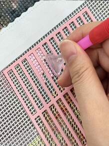 New 5-Piece Set Of DIY Diamond Painting Ruler, Non-Slip Texture Grid Tool, Suitable For Diamond Painting Handmade Accessories, Suitable For Adult Beginners And Professionals - Multicolor - View 2