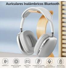 Audífonos Inalámbricos de Diadema Bluetooth P9 Pro Max Cancelación de Ruido y Batería Larga - Blanco - Ver 3