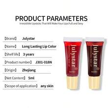 Tint & Peel Lip Stain – Long-Lasting Matte Liquid Lipstick With Natural Tint, Transfer-Proof & Lightweight For All-Day Wear - 彩色 - 查看 9