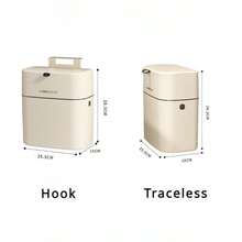 Creative Wall Mounted Hanging Trash Can Bin For Kitchens Cabinet Door With Lid Kitchen Trash Bins Garbage Can Home - Hook - View 7