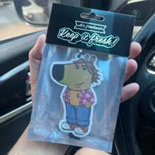 互联网病毒图像“我只是一个冷静的人”。设计、汽车空气清新剂和后视镜装饰 - 持久的香味，让车内清新诱人，送给朋友的有趣礼物