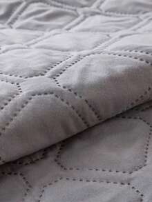 Cubre Colchón Impermeable Con Funda De Almohada QUEEN SIZE - Gris - Ver 3