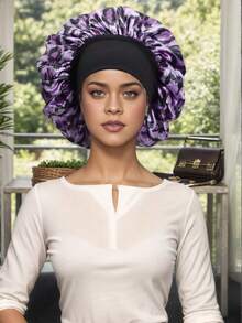 1 pieza Gorro de satén para dormir