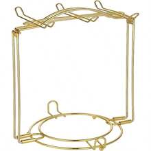 Tea Cups Holder, Gold Metal Coffee Cup Tea Cups Rack, Foldable Organizer For Coffee Cup Spoon And Saucers