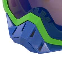 Motorcycle Goggles, Adjustable Strap Windproof Scratch Resistant Ventilated For Sports Cycling Snowboard - 白色 - 查看 4