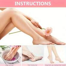 1/2 pares de set de hidratación y alivio para manos y pies de silicona, hidratación intensiva, calcetines reutilizables de aloe vera, calcetines de spa para toda la noche, calcetines de gel antideslizante para talones, adecuados para mujeres y hombres con piel seca, pies ásperos, cuidado de pies en casa, se usa con sus lociones y cremas favoritas - Multicolor - Ver 8