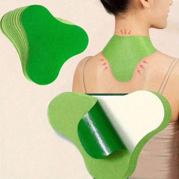 Self Heating Patch, Wormwood Cervical Spine Patch, Joint Patch, Muscle Patch, Knee Patch, Back Patch, Neck Patch, Shoulder Patch, Mugwort Patch, Herbal Breathable Cervical Patches Comfortable And Breathable Make Your Cervical More Relaxed