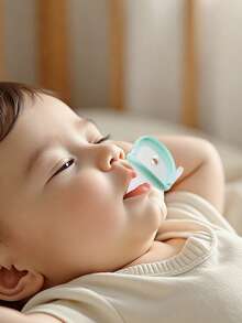 Soothing Pacifier - Soft As Breastmilk, Comfortable Sucking, Helps Baby Fall Asleep Easily, Anti-Colic Design, Silicone Material, Gentle On Baby's Delicate Mouth - Multicolor - View 4