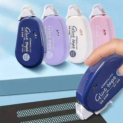 1/4/6 件 236.22 英寸 * 236.22 英寸 双面胶点胶带 DIY 剪贴簿拼贴相册学校文具用品滚筒胶带