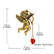 2 Peças Broche de Metal de Liga de Zinco Retrô Casual em Estilo Cartoon, Decoração de Roupas e Bolsas, Acessórios de Escritório para Todas as Estações, Camisas, Jaquetas, Joias, Natal, Halloween