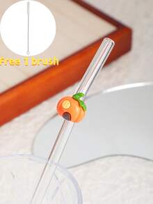 1PC/4PCS/7PCS Set Sedotan Ajaib Edisi Terbatas Halloween | Nakal + Kastil Berhantu + Kucing Hitam Misterius | Dapat Digunakan Kembali untuk Minuman Panas & Dingin | Perlengkapan Pesta yang Wajib Dimiliki! - Clear - View 9