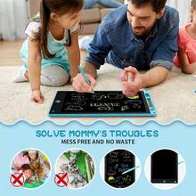 1pc/2pcs/5pcs LCD Color Drawing Tablet, LCD Writing Tablet, Back To School Writing & Drawing Learning Pad, Equipped With Stylus Pen, Montessori Educational Electronic Writing Board, Magic Blackboard Art Drawing Tool, Colorful Erasable Doodle Board - Multicolor - View 12