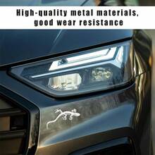 Lifelike 3D Metal Gecko Car Sticker | Scratch, Water & Fade Proof | Easy-Install Decal For Cars, SUVs, Trucks & Home Decor - Multicolor - View 6