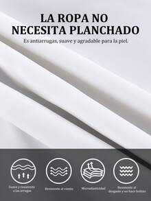 Camisa informal de manga larga ajustada para mujer, diseño de cuello alto, con bolsillos laterales dobles, adecuada para oficina, ocio y uso diario - Blanco - Ver 7