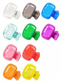 1/2/4/6pcs Household Toothbrush Holder, Portable Travel Toothbrush Dust Cover Storage Box, Toothbrush Head Protection Clip, Toothbrush Storage Clip, Toothbrush Protective Cover, Toothbrush Head Protective Case, For Home Daily Use And Business Travel, Outdoor Travel And Camping, Bathroom Decor, Back To School, Summer Travel Accessories, Bathroom Gadgets, Bathroom Accessories - Multicolor - View 2