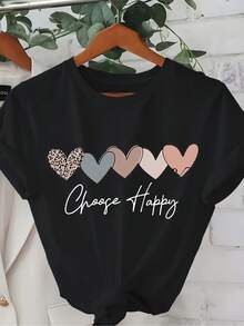 Women'S Printed Short-Sleeve T-Shirt - 淺藍色 - 查看 7