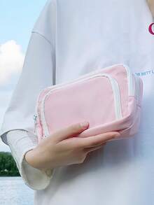 Large Capacity Pencil Case, Stationery Bag, Pencil Box, Big Pencil Case, Handheld Pencil Box, Stationery Box, Cosmetic Bag, Cosmetic Case, Portable Gift Suitable For Office, School, Teens, Girls, Boys , Back To School Gifts