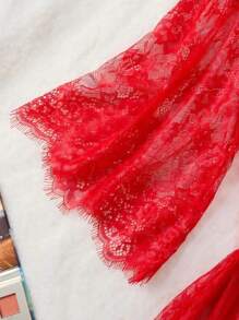 加大码蕾丝和性感紧身衣组合，完美的睡衣套装