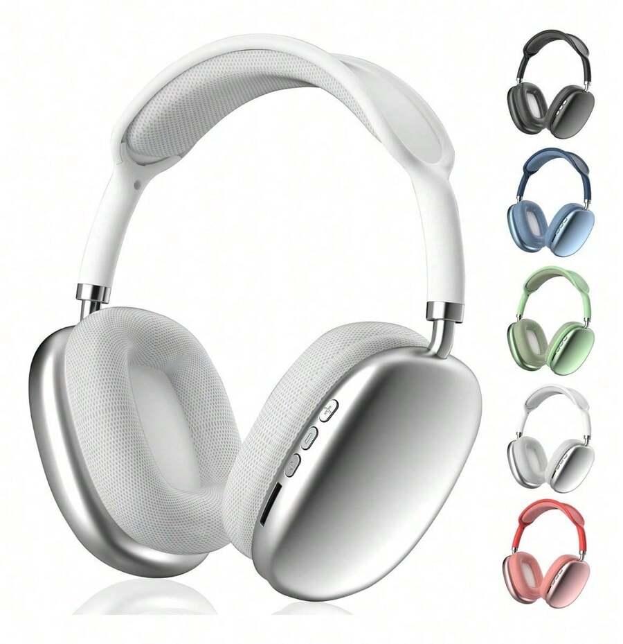 Audífonos Inalámbricos de Diadema Bluetooth P9 Pro Max Cancelación de Ruido y Batería Larga - Blanco - Ver 1