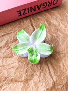 1/2/6 piezas Pinzas para el cabello de diseño de flores de acrílico de gran tamaño, accesorios elegantes y sofisticados para el cabello personalizados para mujeres, uso versátil para el día a día