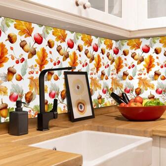Soft Light French Porcelain Tile Sticker, Home Decor DIY Self-Adhesive Crystal Film For Floor, Wall, Suitable For Dining Room, Bathroom