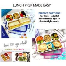 Lunch Box - Rose vif + Bleu - Voir 5