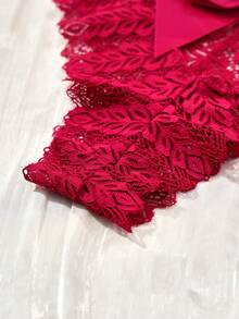 4pcs Women Plus Size Comfortable Lace Trimmed Loose Triangle Panties