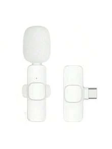 Microphone sans fil Lavalier pour smartphone, microphone sans fil plug-and-play pour l'enregistrement vidéo/audio, micro-cravate pour interview/vlog/enseignement