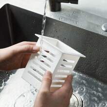 1/3/5 Stücke Kunststoff Badezimmer Aufbewahrungsboxen, wandmontierter Aufbewahrungsregal ohne Bohren für Studentenwohnheime, Mehrzweck Zahnbürste Zahnpasta Halter, Kamm & Make-up Pinsel Organizer, Essstäbchen & Küchenutensilien Aufbewahrungskorb, Schreibwaren & Stifthalter