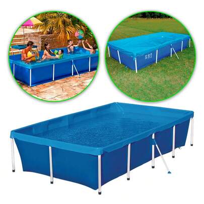 Piscina Infantil 3000 Litros Estrutural Mor Quadrada Grande