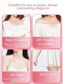 36pcs/Pack Of Top -Not -Skid Double -Sided Tape, Clothes, Shirts, Evening Dresses, Riot Exposure, Stickers, Shirts Leading Off -Chest Double -Sided Transparent Tape, Wearing Skirts To Prevent Light Hidden Stickers, Mild Skin And Fabrics, Transparent Tape, Non -Slip, Fashion, Clothing And Body Tape, Ladies And Clothing Tape, Mild Body Tape, Powerful Viscous Fabric Tape Fashion Tape Summer Cooling,Beach,Travel