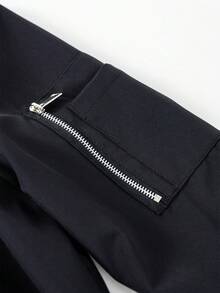 1pc Men's Casual Loose Fit Jacket, Versatile For Commuting, Outdoor, Hiking, Spring/Autumn, Grunge