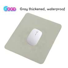 2/1pc Pu Mouse Pad, Square Mouse Pad, PU Leather, Easy To Clean And Waterproof, Simple Solid Color, Square Leather Mouse Pad, Single Pack, One Size/Pink, Office Supplies. Gaming Mouse Pad Desk Accessories Office Desk Accessories Mousepad Mouse Pad For Desk - Pink - View 4